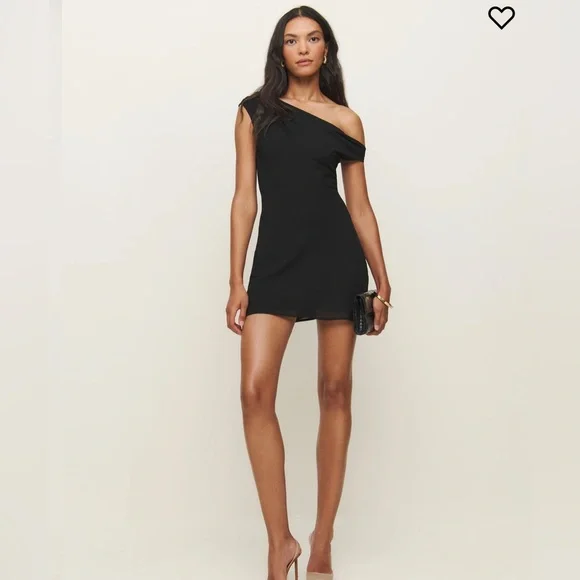 Reformation Kristine Dress Black